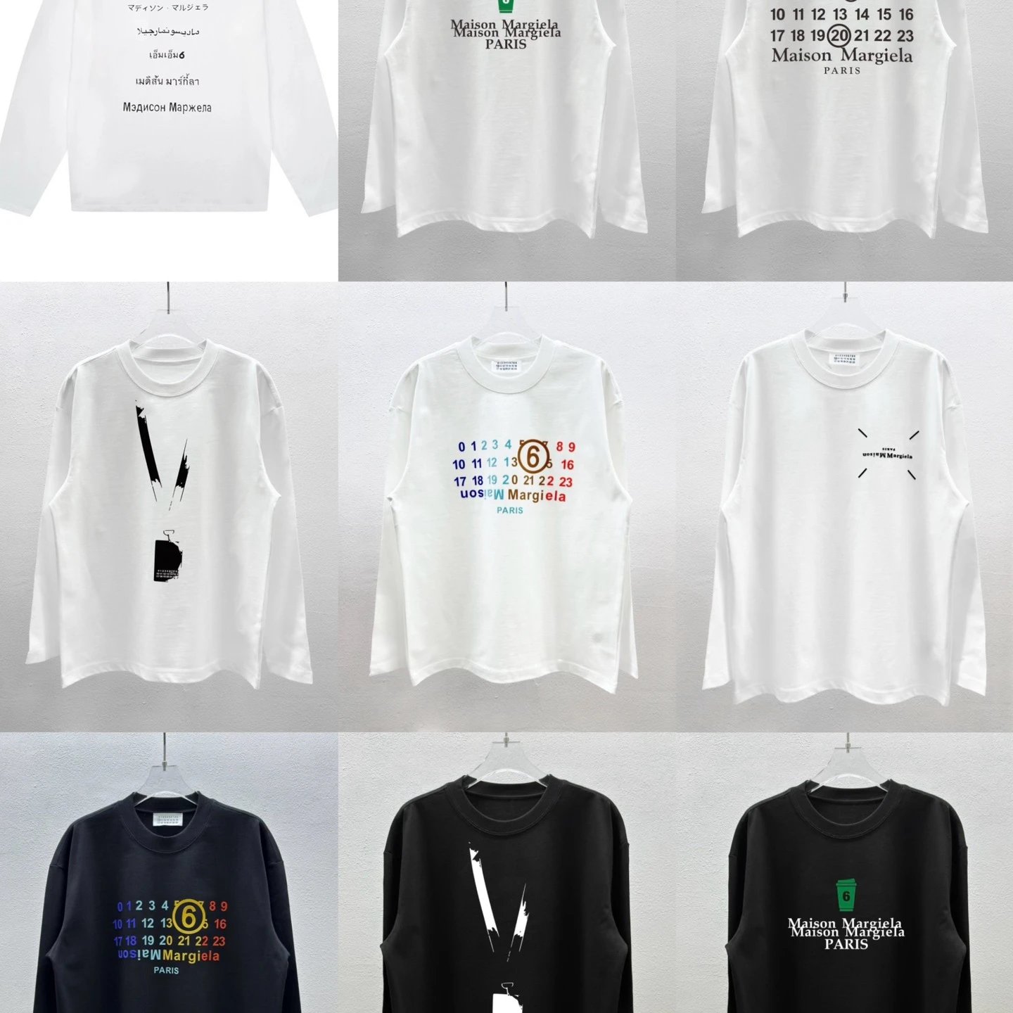 Maison Margiela Tabi Logo Long-Sleeve T-Shirt [36 styles] | 7647504154