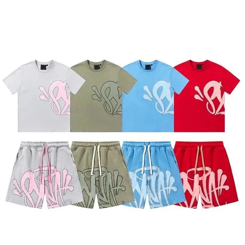 Graffiti Logo T-Shirt/Shorts Set [24 styles] | 7521720202