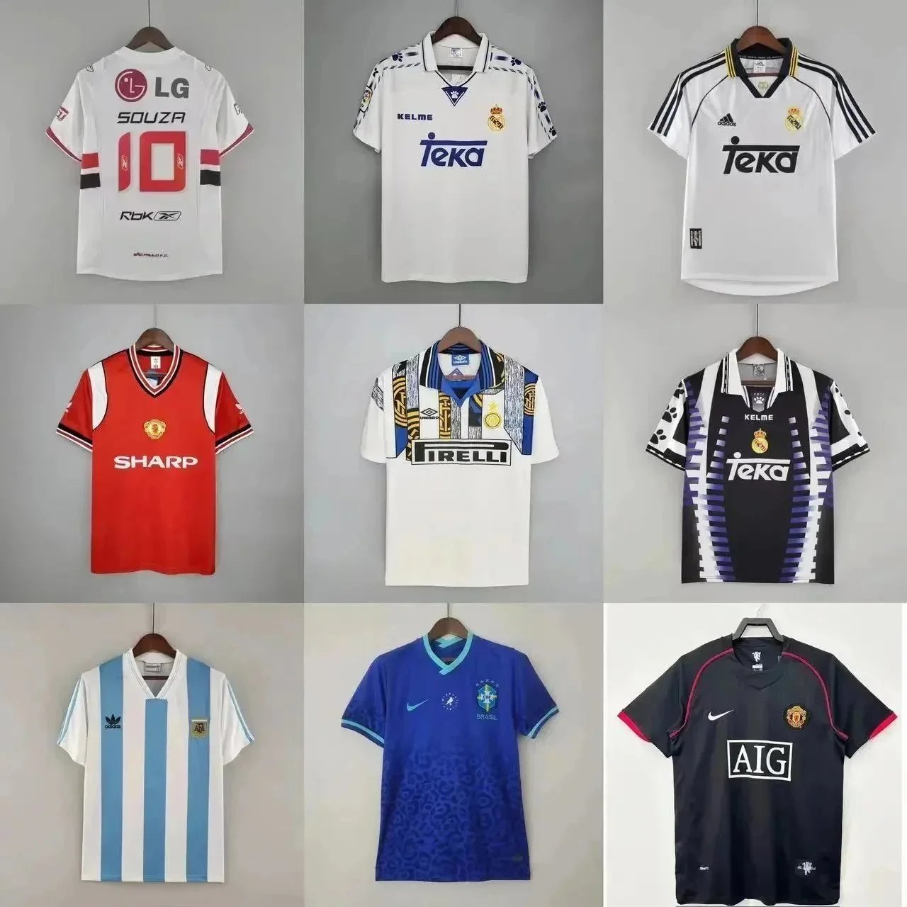 Vintage Football Club Jerseys [40 styles] | 7496653356