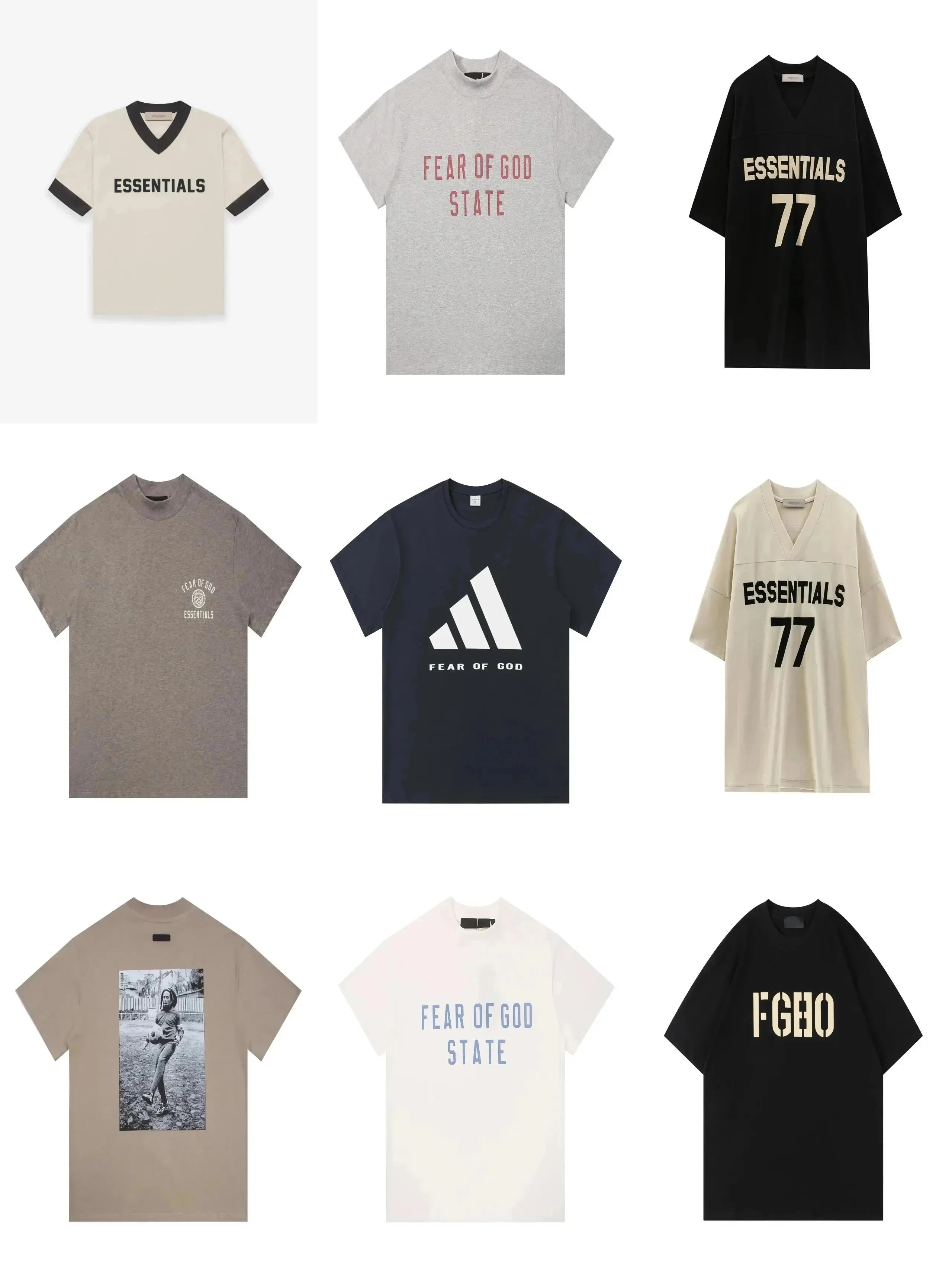 Fear of God Essentials T-Shirts [28 styles] | 7519764719