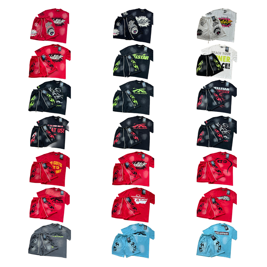 Hellstar T-Shirt/Shorts Set [21 styles] | 7695700601