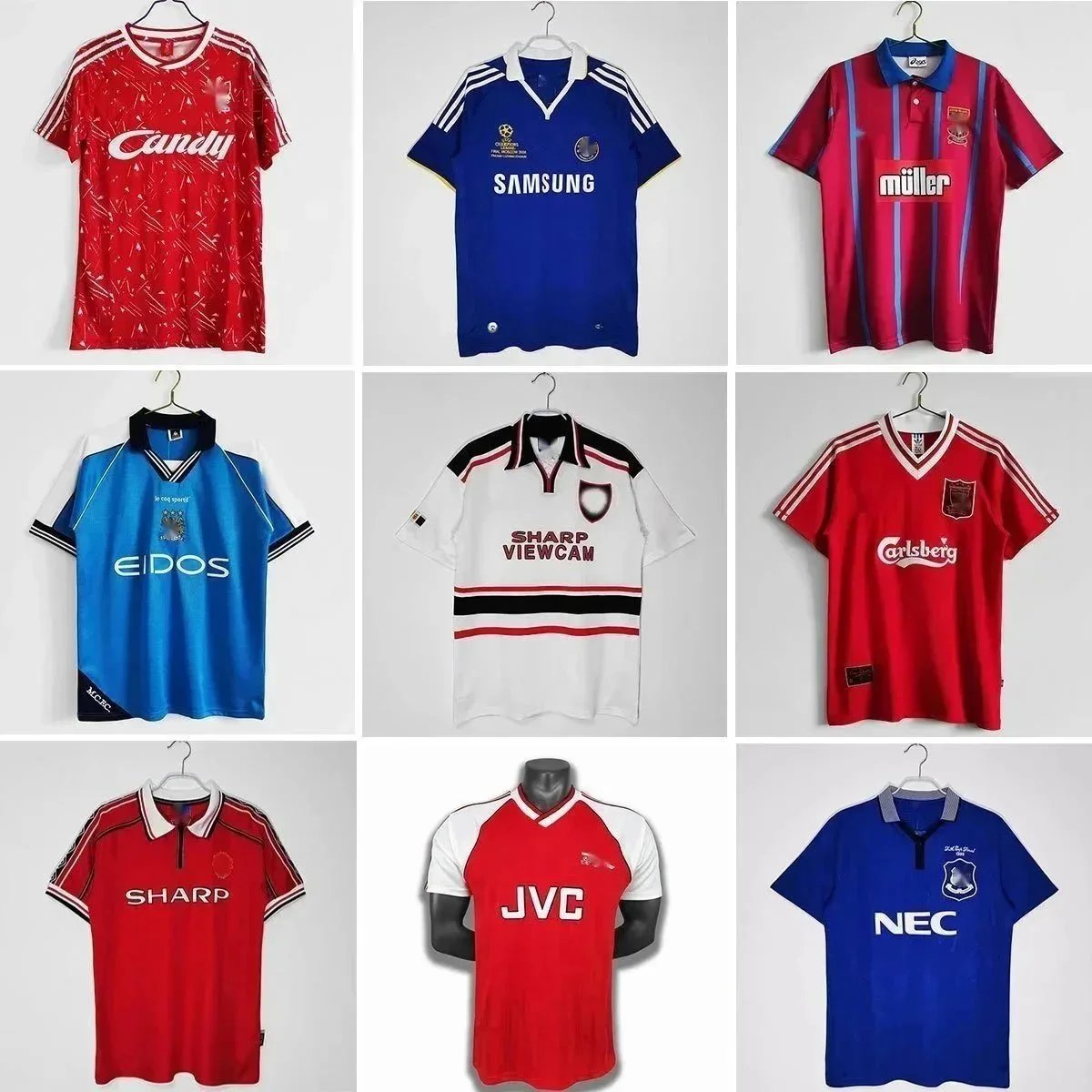 Vintage Football Club Match Jerseys [40 styles] | 7494138811
